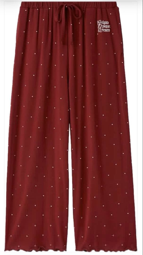 ② ジェラートピケ　ベビモコ ベア さがらプルオーバー ドット柄ロングパンツ