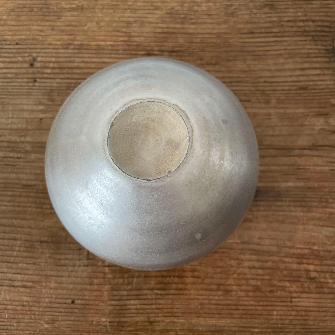 青木良太　椀　陶芸　銀仕上げ