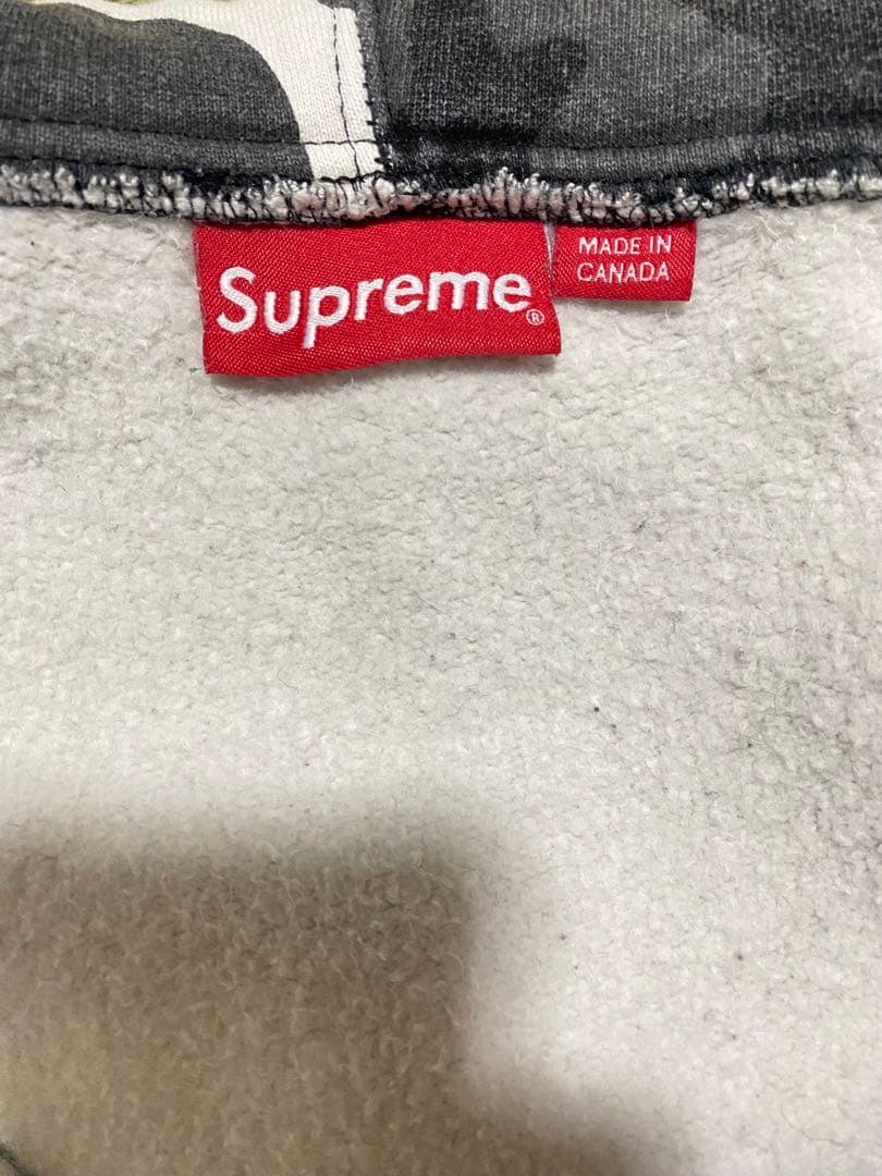 supreme 13aw カモフラ　ジップパーカー