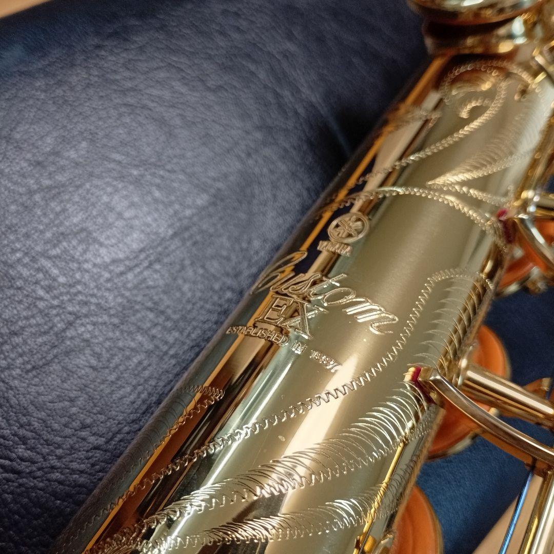 ②【麗音良品】YAMAHA YSS-875EX 純正ケース等完備ソプラノサックス