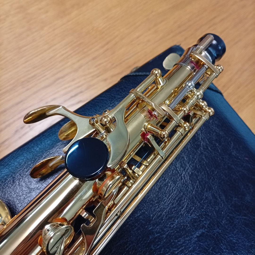 ②【麗音良品】YAMAHA YSS-875EX 純正ケース等完備ソプラノサックス
