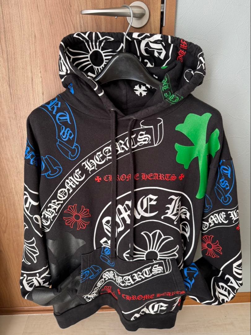 【希少✨️美品】Chrome Hearts マルチカラーパーカー Mサイズ