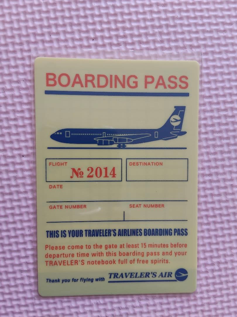 新品未使用】トラベラーズノート2014 下敷き パスポートサイズ - メルカリ