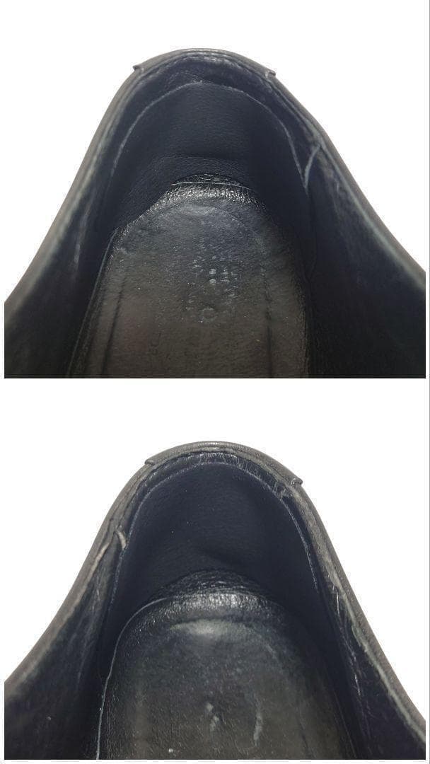 PADRONE パドローネ ウイングチップ メダリオン 内羽根 ブラック