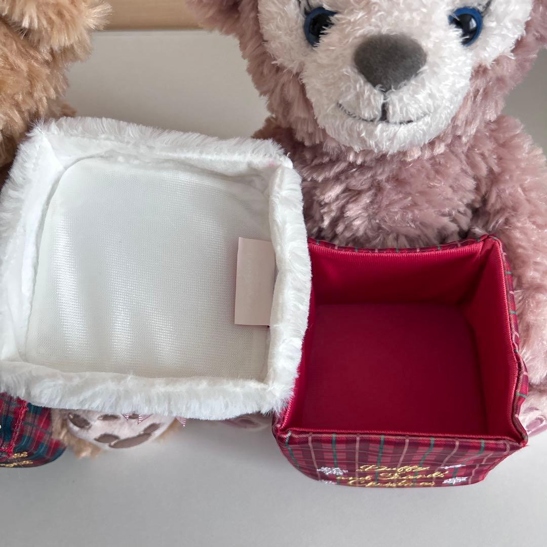 ダッフィー　シェリーメイ　クリスマス　ギフトボックス　ぬいぐるみ