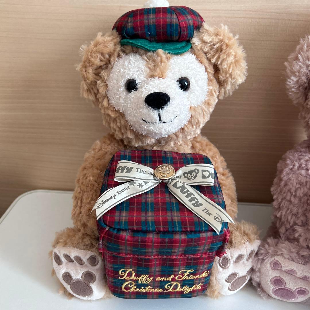 ダッフィー　シェリーメイ　クリスマス　ギフトボックス　ぬいぐるみ