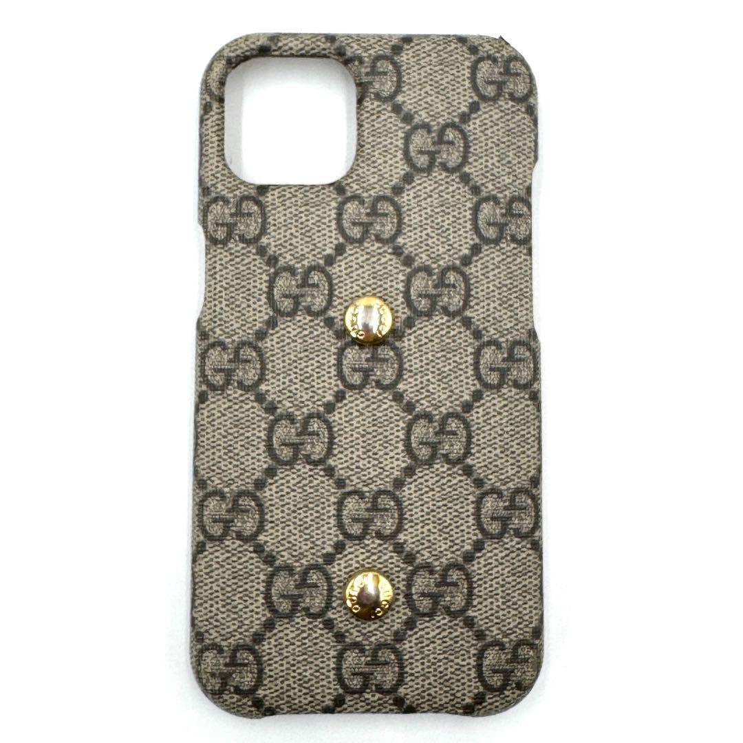 GUCCI iPhone13 スマホケース GGスプリーム PVC ベージュ - メルカリ