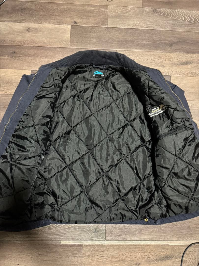 ダックジャケット　古着　ネイビー　L ブルゾン