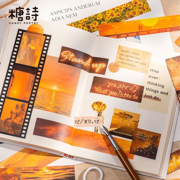 フォロワー様限定149☆リアルマテリアル スティック ステッカー 8種類