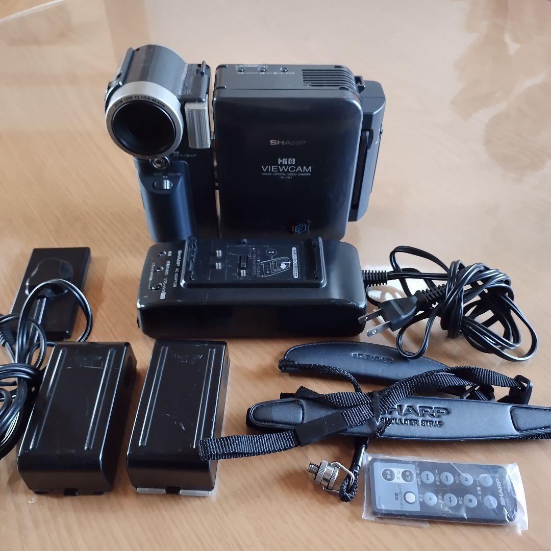 SHARP VL-HL100 VIEWCAM ビデオカメラ Hi8 フル装備 SHARP VL-HL1 Hi8