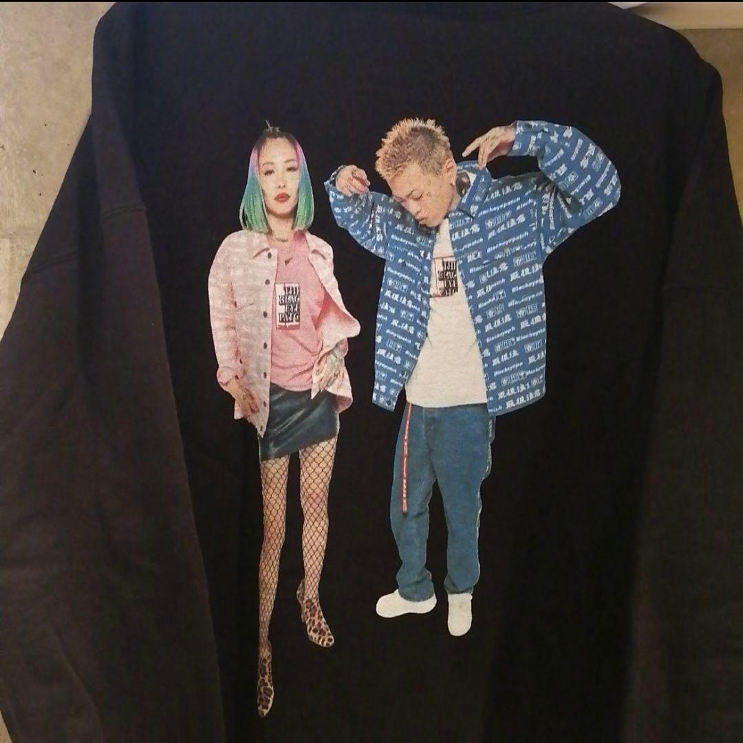 Lサイズ ゆるふわギャング】ブラックアイパッチ スウェット 篠山紀信