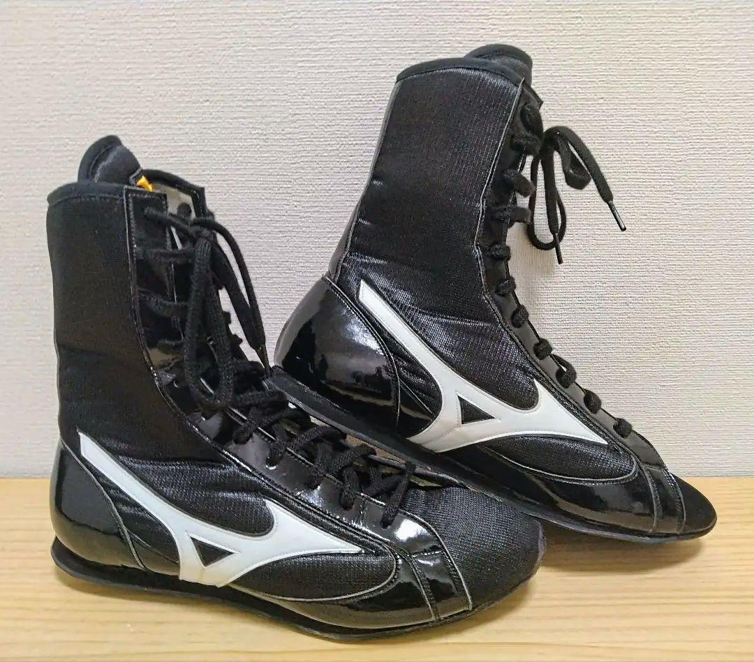 ミズノ ボクシングシューズ 黒 26.5cm