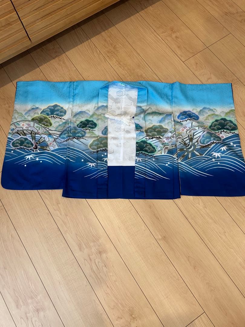 七五三用青金着物セット