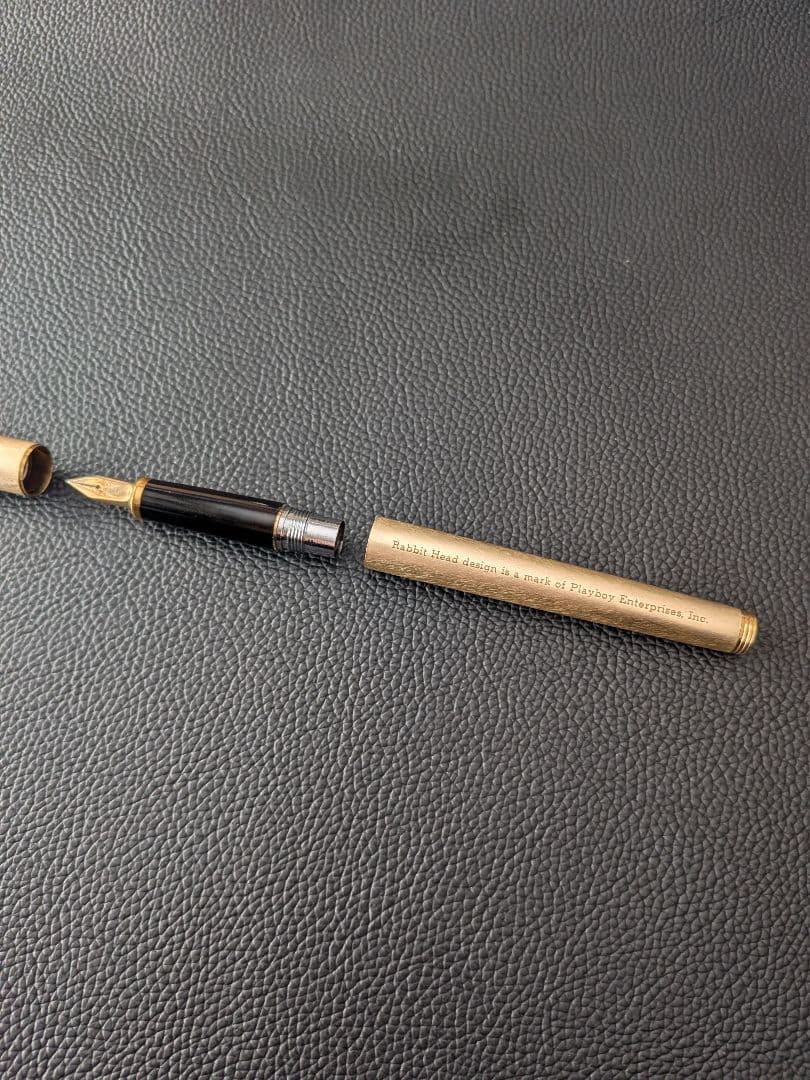 美品】プラチナ万年筆 Playboy 14K 細字（F)