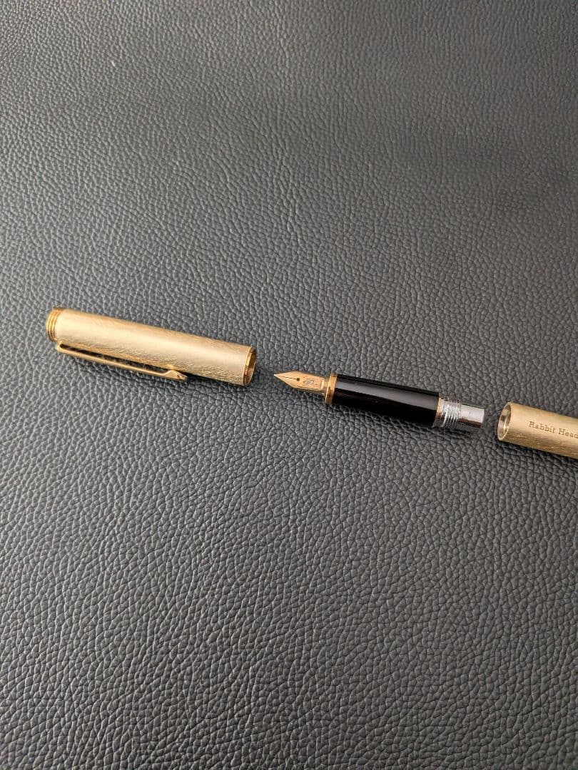 美品】プラチナ万年筆 Playboy 14K 細字（F)