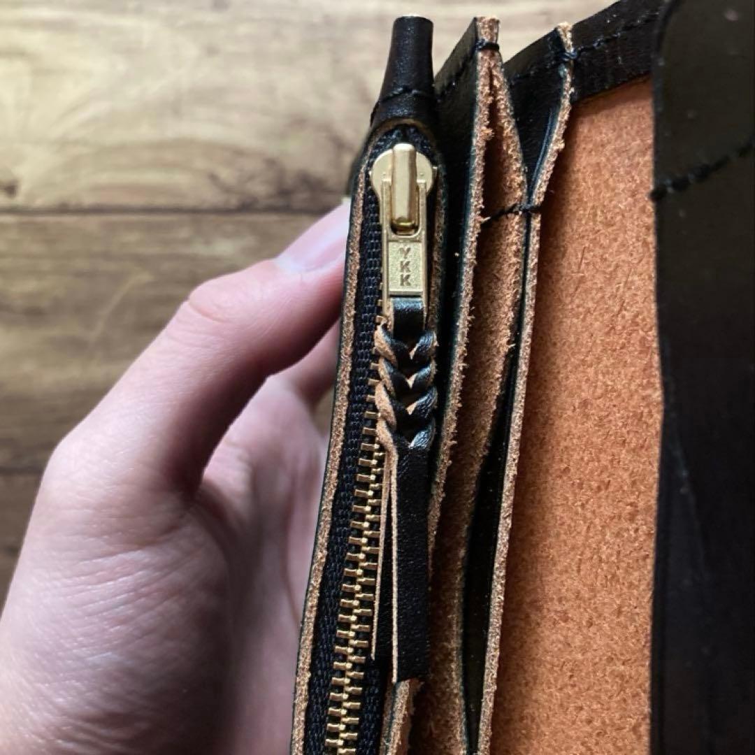 【なー！！断捨離中！】ミドルトラッカーウォレット【お札を折らずに収納】