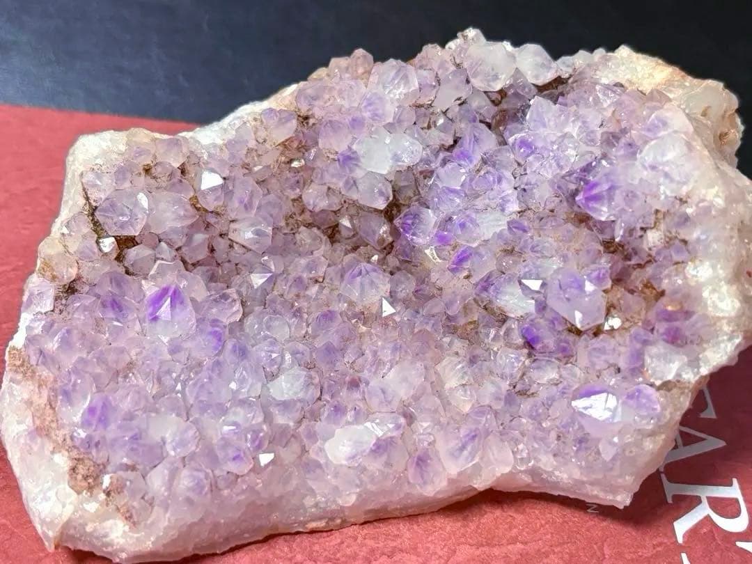 超希少】ラベンダーアメジストクラスター 大型 ローズアメジスト