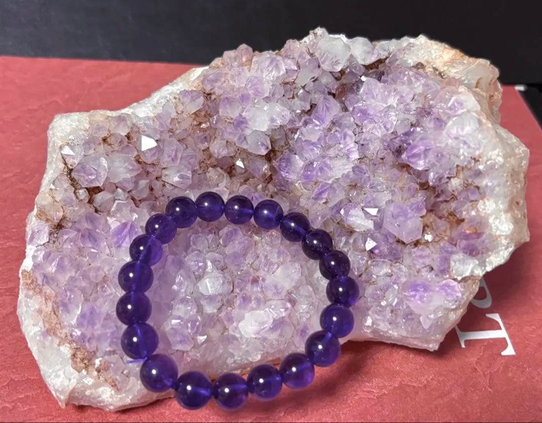 超希少】ラベンダーアメジストクラスター 大型 ローズアメジスト