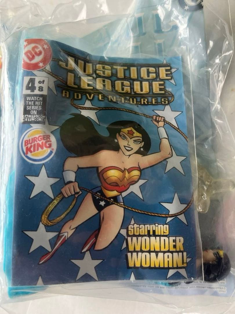 バーガーキング 米国 キッズミール 2003年 ジャスティスリーグ 全8個セット