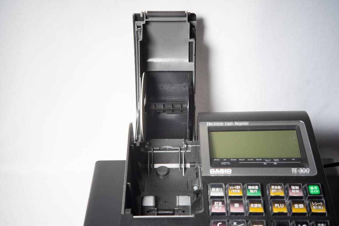 カシオレジスター TE-300 CASIO ブラック 黒 - メルカリ
