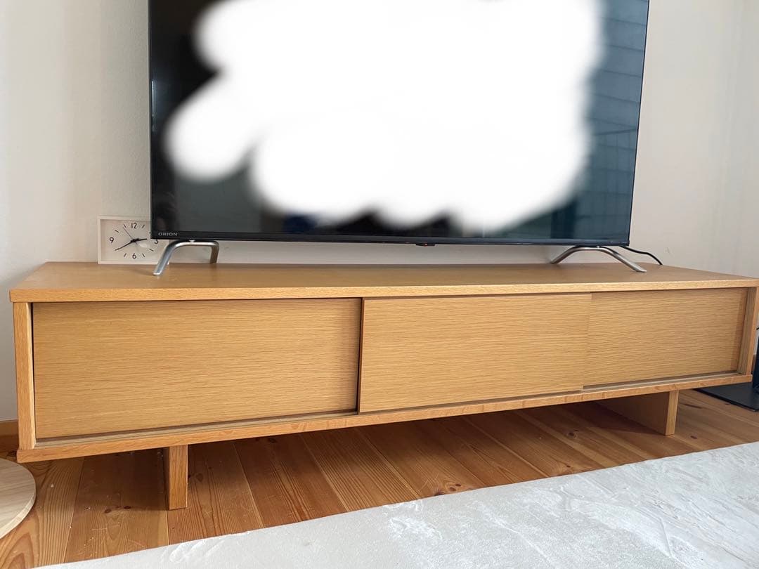 無印良品】テレビボードAVボードテレビ台オーク材廃盤幅150cm