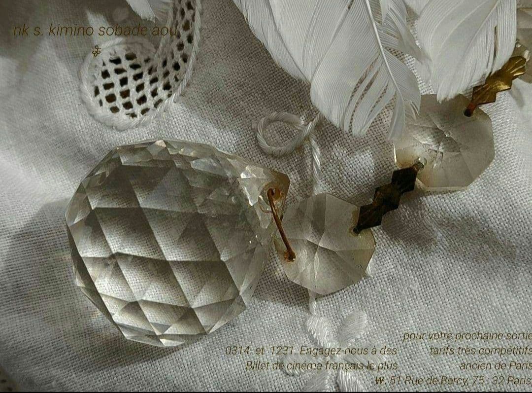 フランス アンティーク ~～シャンデリアパーツ 《 ラウンドボール 》