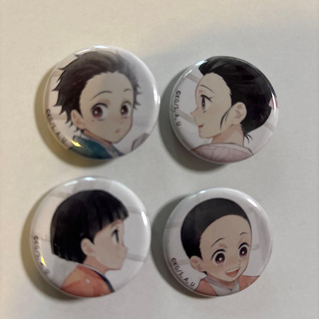 鬼滅の刃 在りし日の兄弟 絵巻カフェ バッジ 竈門 兄弟 炭治郎 - メルカリ