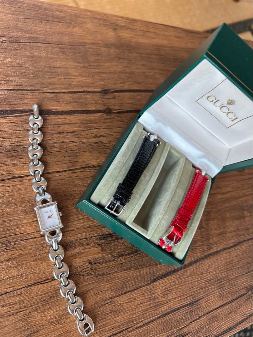 BOX付き】 GUCCI 時計 ブレスレット ベルトセット