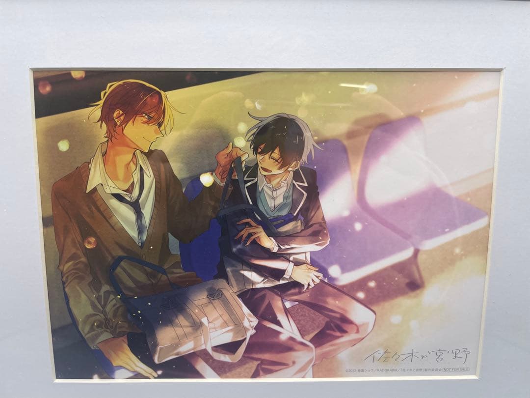 佐々木と宮野 キャラファイングラフ 春園ショウ描き下ろしイラスト