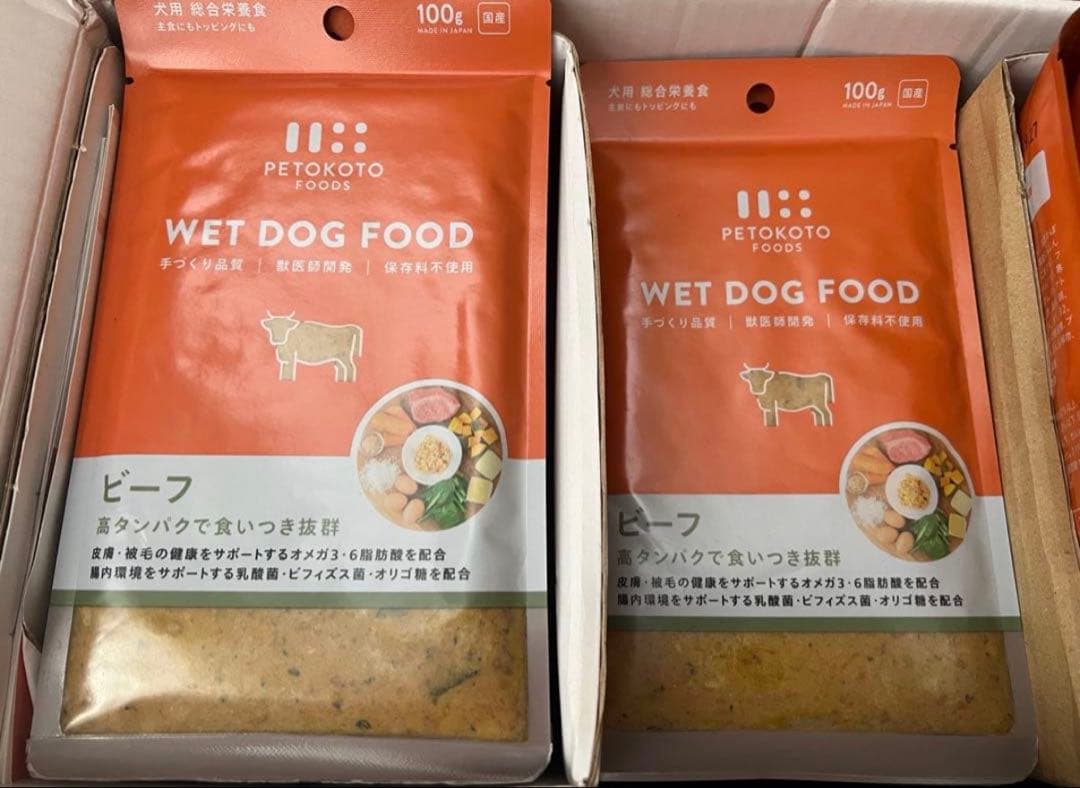 ペトコトフーズ PETOKOTO 犬用総合栄養食 ビーフ 13袋 - メルカリ