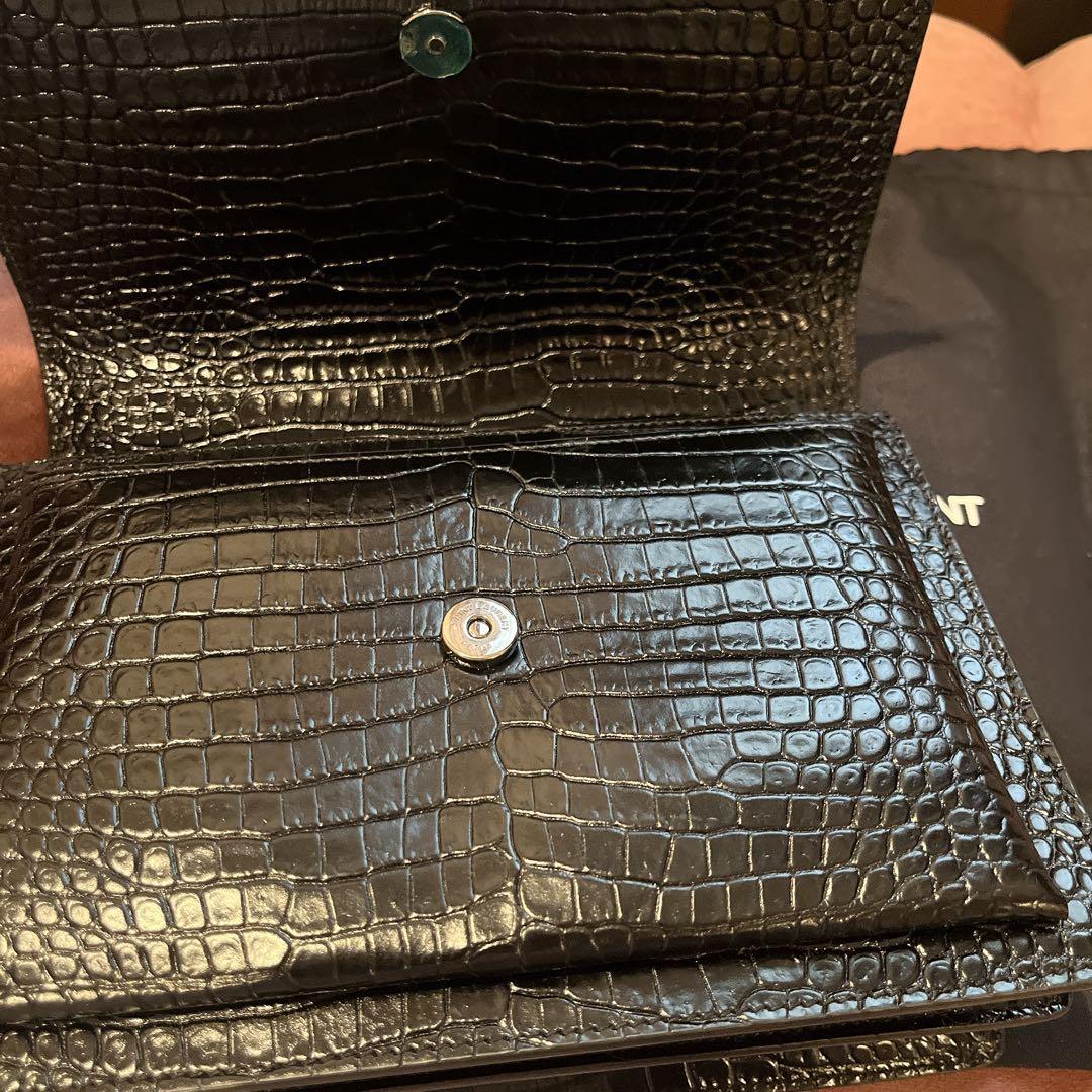 極美品 SAINT LAURENT サンローラン サンセット チェーンショルダー