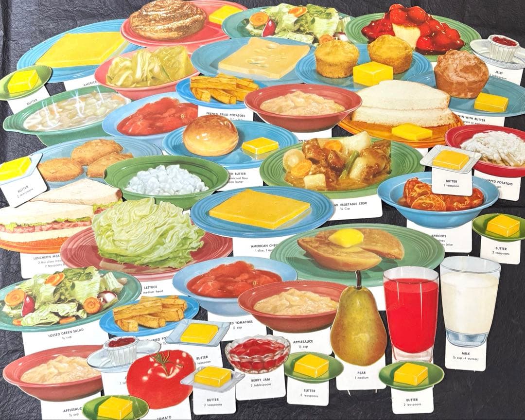 【紙モノ ビンテージ レシピカードセット】