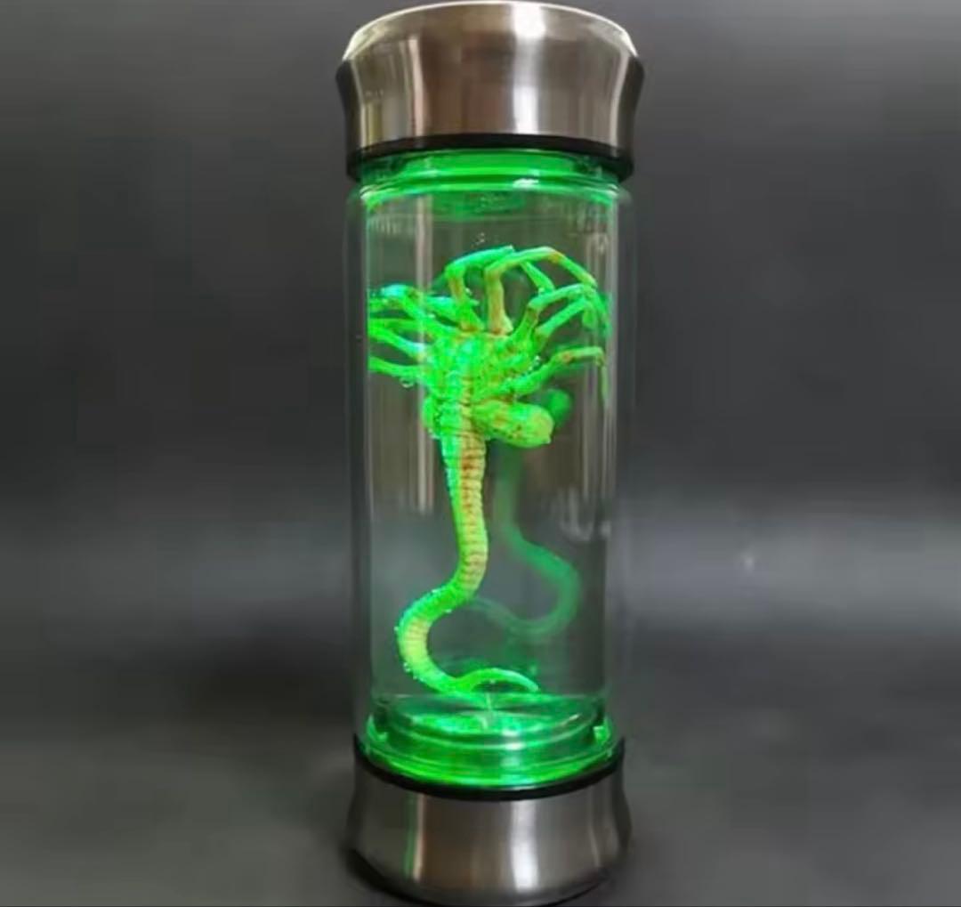 【新品】エイリアン 標本風 LEDライト フィギュア カプセル SFホラー