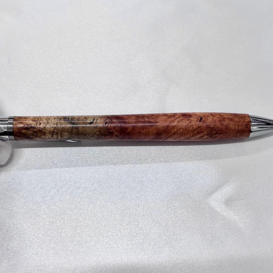 新品未使用】工房楔 花梨紅白 こぶ杢 ペンシル イベント杢 シャープペン