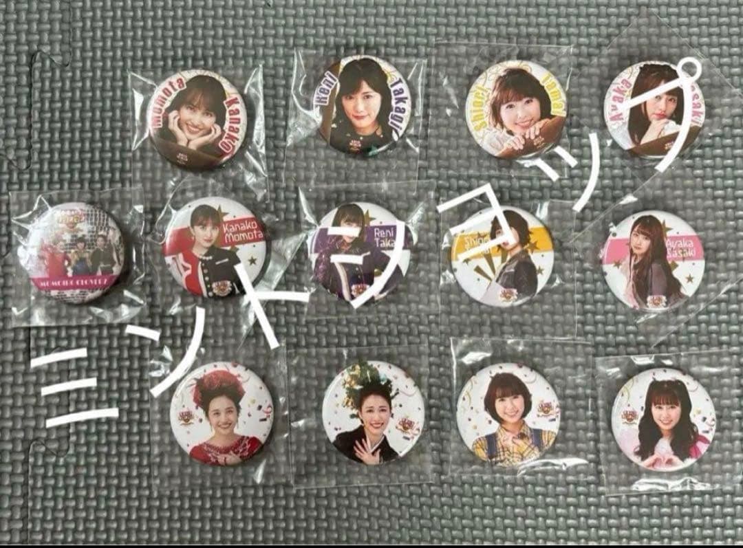 【未使用】レア　限定グッズ　ももいろクローバーZポーチ、ストラップ、缶バッジ