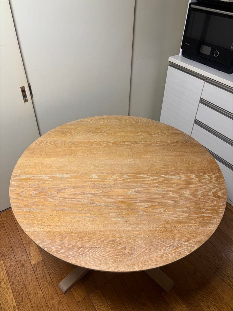 アクタス ナチュラルウッド 円形ダイニングテーブル
