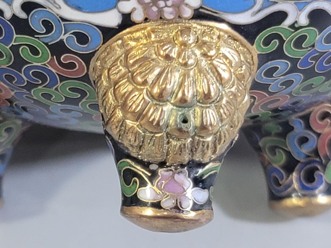 中国美術 七宝 香炉 DT314