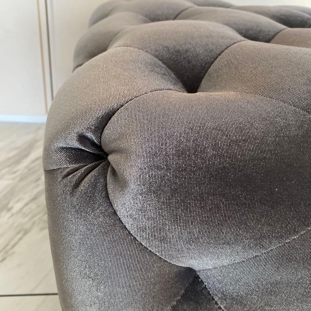 9月上旬まで期間限定　ベルベット ソファ　オットマン　チェスターフィールド調