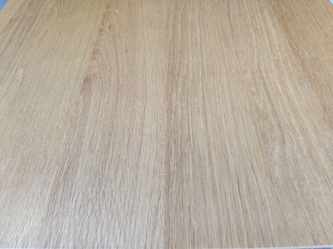 【送料込み】無印　リビングでもダイニングでも使えるテーブル2オーク材【美品】