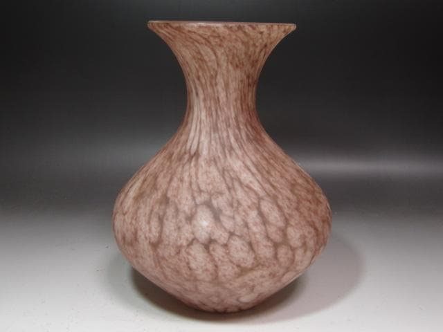 ☆ 藤田喬平 手吹ガラス花瓶 美しい品です☆y243