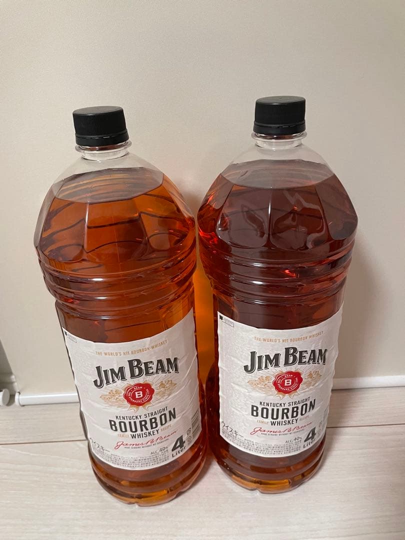 ジムビームバーボンウイスキー4L×2本セット