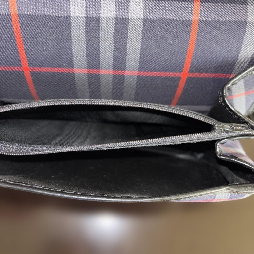 Burberry's チェック柄 本革 ショルダーバッグ