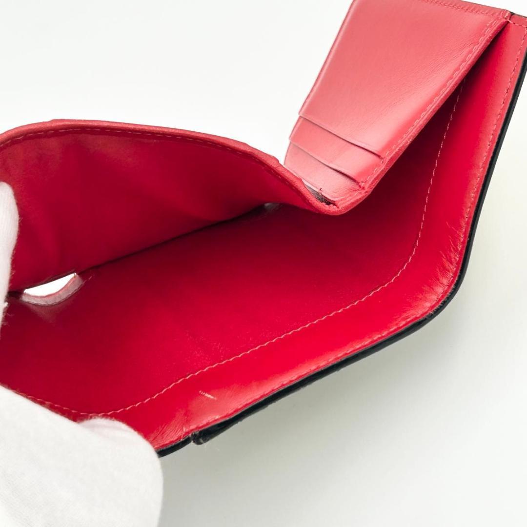 クリスチャン ルブタン マカロン ゴールド スタッズ 三つ折り財布