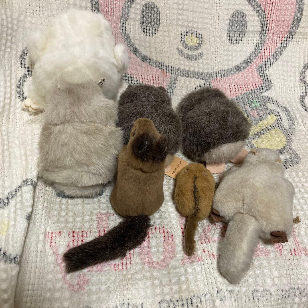 やまね工房 ぬいぐるみ 落合けいこ 6こセット 中古品 コノハズク他