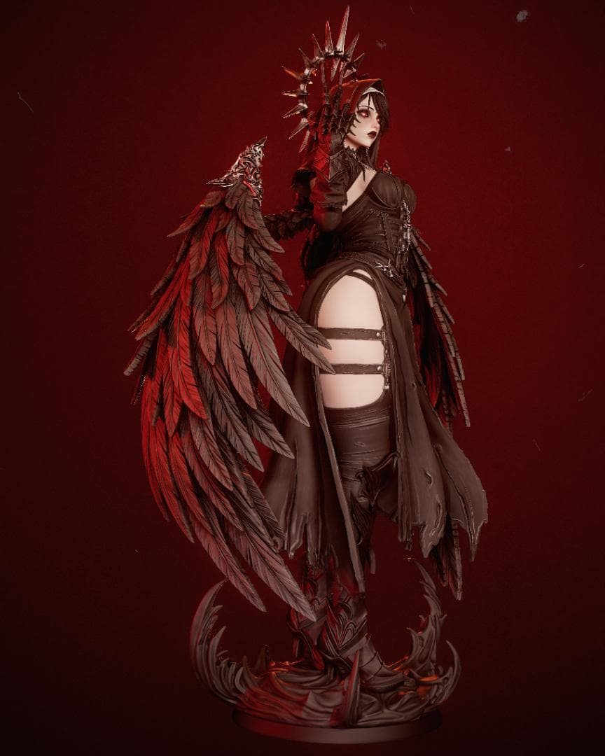 1/6 未塗装未組立 フィギュア ガレージキット 堕落した修道女