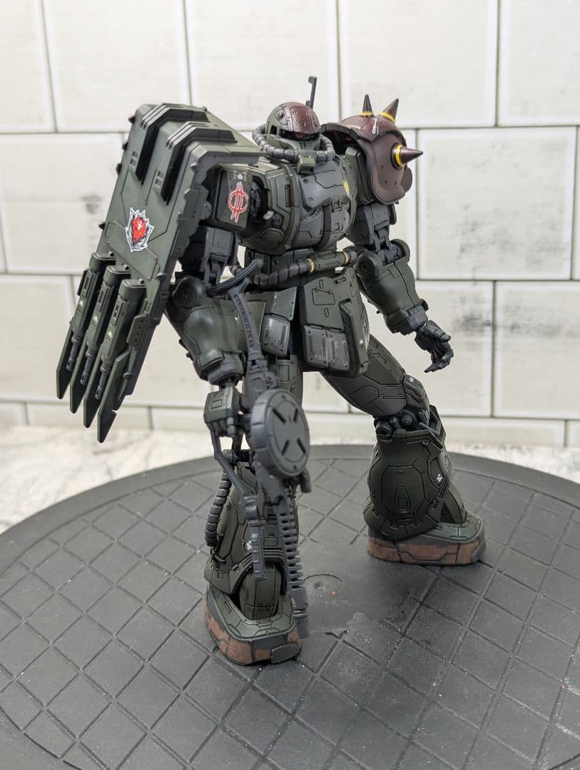 復讐のレクイエム HG MS−06F ザクⅡ FTYPE チャブス機 完成品 - メルカリ