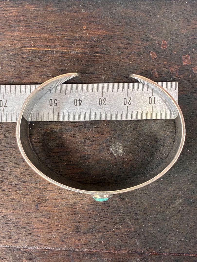 MIYAO MADE ターコイズ シルバーバングル　ホイールワークス