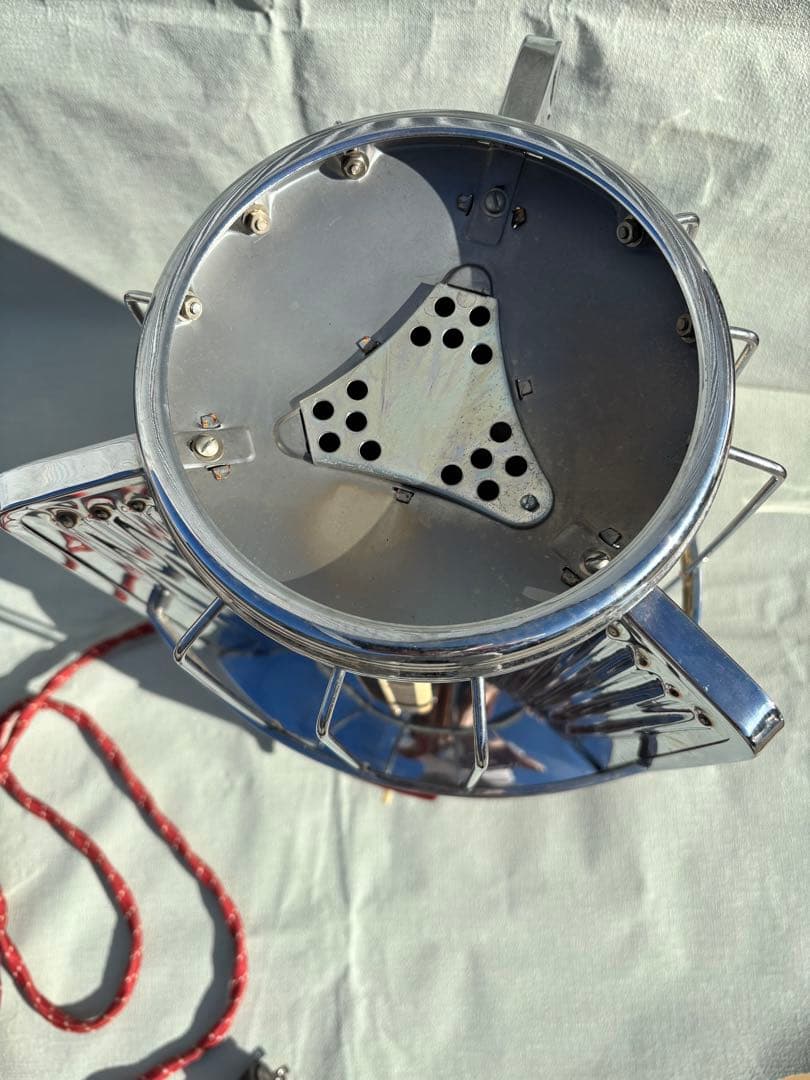 ナショナルの可愛いレトロな三角パネル電気ストーブ 作動品 NATIONAL 希少