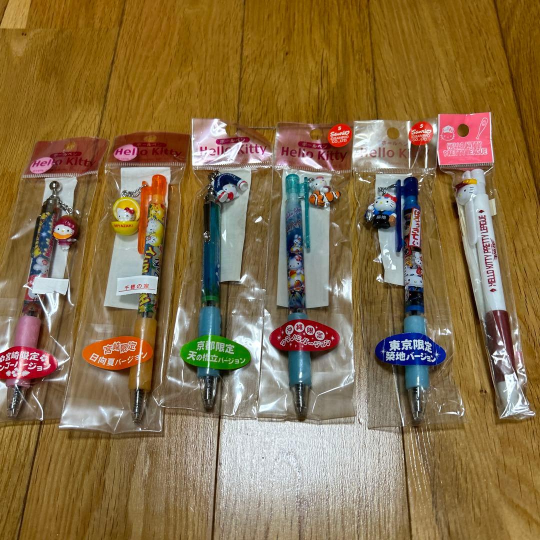 ハローキティ ご当地ボールペン 6本セット - メルカリ