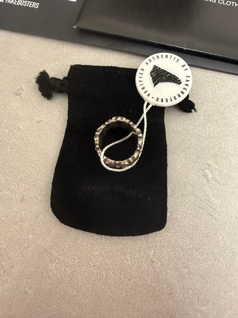 確実正規品　クロムハーツ　セメタリークロス　リング　16号